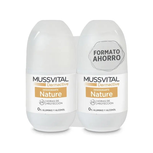 Mussvital Derma Deo Nature, 2 x 75 ml