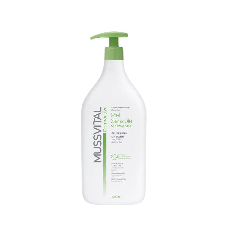 Mussvital Dermactive Sensitive Skin Bath Gel 1 Litre