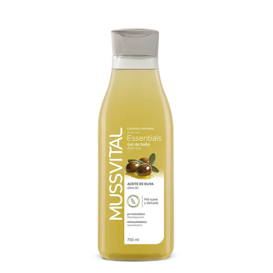 Mussvital Essentials Sprchový gél s olivami, 750 ml