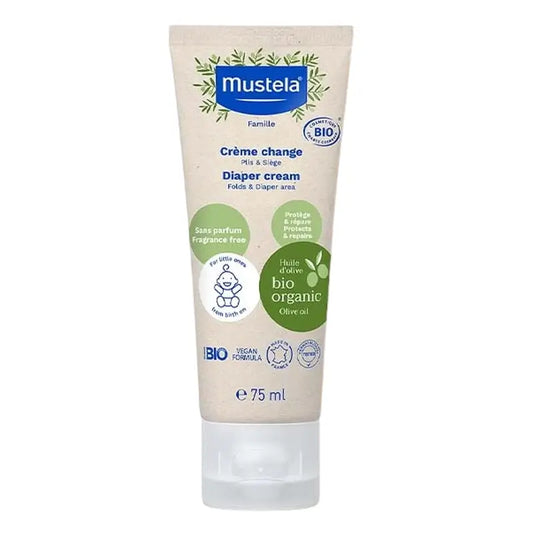 Mustela Bio krém na zapareniny, tuba 75 ml