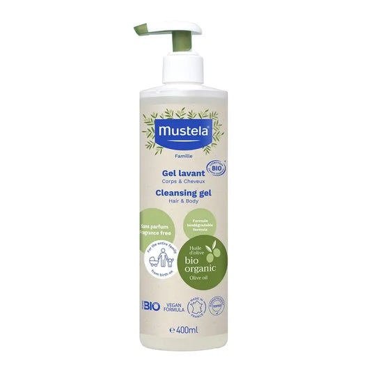 Mustela Bio gélový šampón, 400 ml