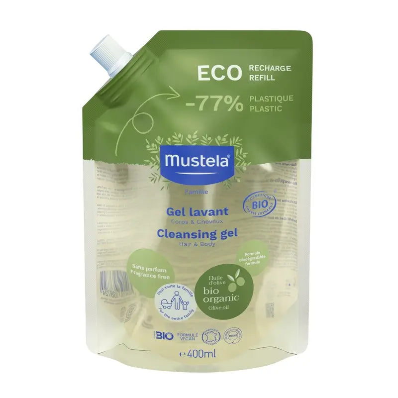 Mustela Organic Shampoo Gel, 400Ml