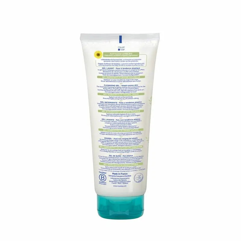Mustela Stelatopia sprchový gél, 200 ml