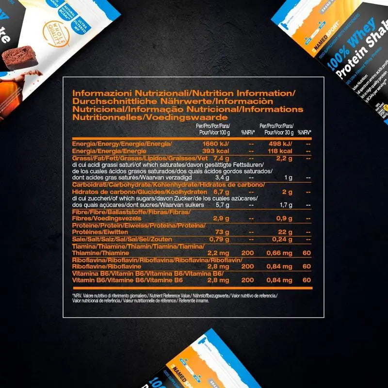 Named Sport 100 % Whey Protein Shake Choco Brownie, 1 vrecúško po 900 g