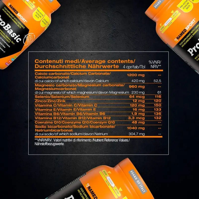 Named Sport Vitamíny a minerály Pobasic, 1 balenie po 120 tabletách 