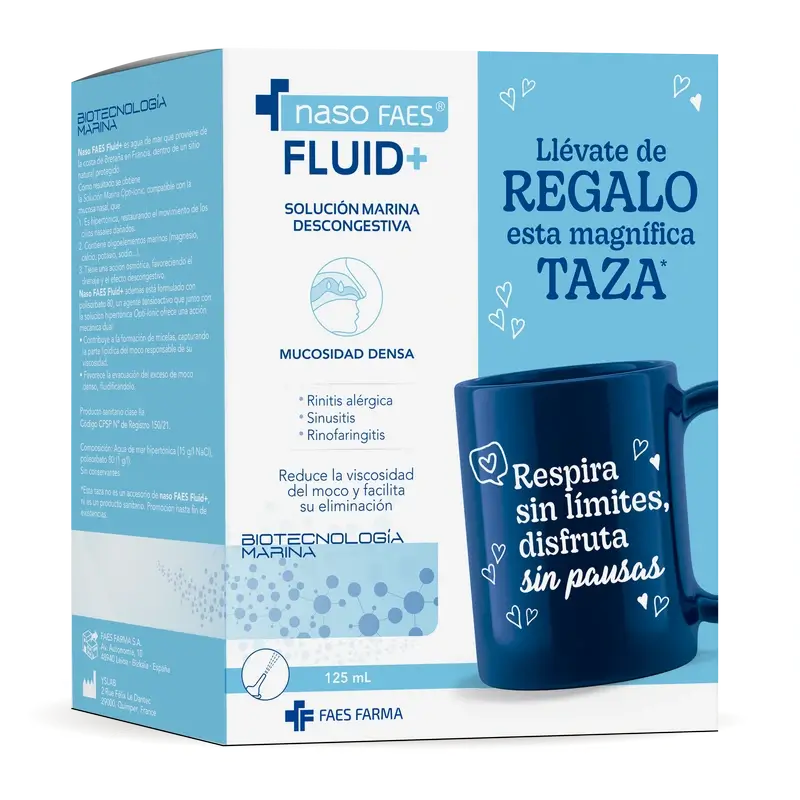 Naso Faes Fluid+ Prípravok na čistenie nosa 125 ml
