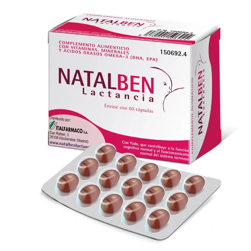 Natalben Lactancia, 60 kapsúl