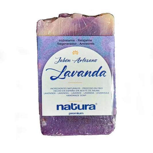 Natura Premium Ručne vyrábané pleťové mydlo s vôňou levandule, 107,7 g
