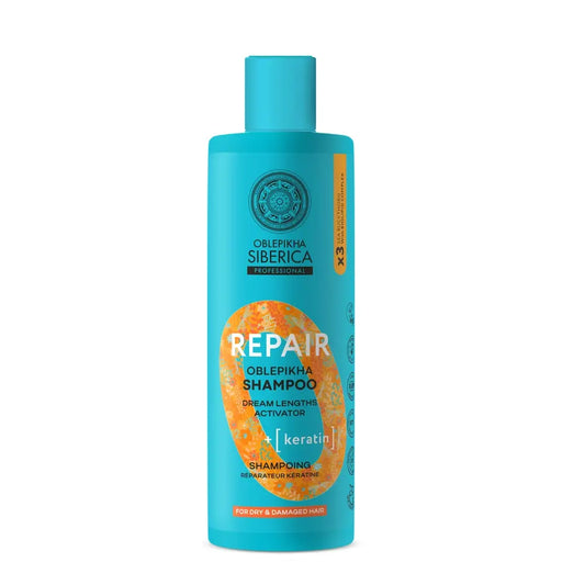 Natura Siberica Regeneračný šampón s keratínom, 400 ml 
