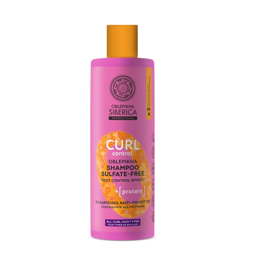 Natura Siberica Šampón bez sulfátov s proteínmi Curl Control, 400 ml 