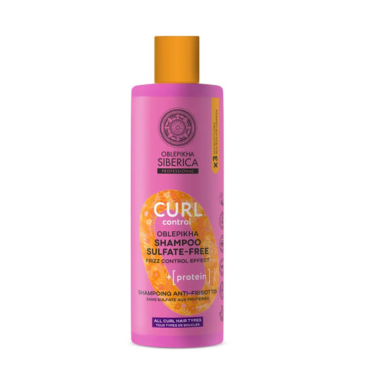 Natura Siberica Šampón bez sulfátov s proteínmi Curl Control, 400 ml 