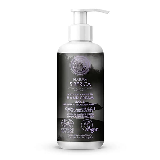 Natura Siberica Krém na ruky SOS – regenerácia a výživa, 250 ml 