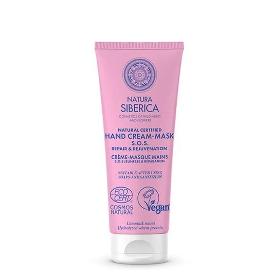Natura Siberica Rukový krém SOS na regeneráciu a omladenie, 75 ml 