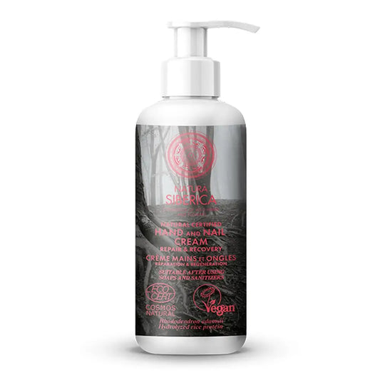 Natura Siberica Krém na ruky a nechty – regenerácia a obnova, 250 ml 