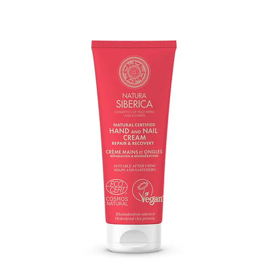 Natura Siberica Krém na ruky a nechty – regenerácia a obnova, 75 ml 