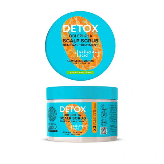 Natura Siberica Detoxikačný peeling na vlasovú pokožku, 300 ml 