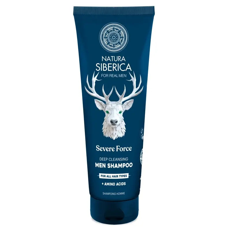 Natura Siberica Men Wild Arctic. Šampón na hlboké čistenie, 200 ml