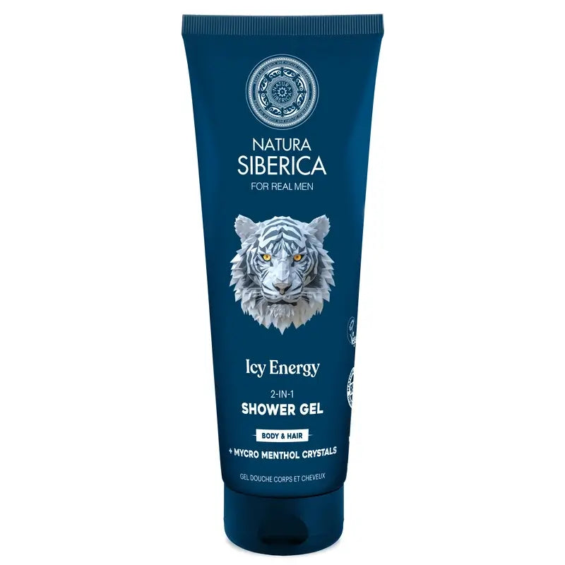 Natura Siberica Men Wild Arctic. Sprchový gél 2 v 1 na vlasy a telo, 200 ml