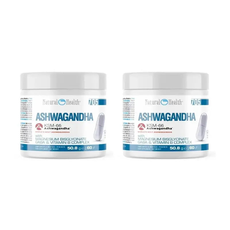 Natural Health Ashwagandha Ksm-66, 2 x 60 kapsúl 