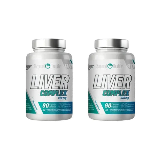 Natural Health Liver Complex – prípravok na ochranu pečene, 2×90 kapsúl 