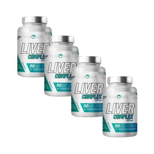 Natural Health Liver Complex – prípravok na ochranu pečene, 4 x 90 kapsúl 
