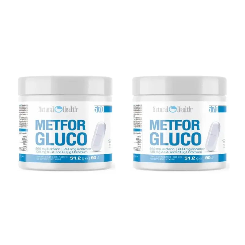 Natural Health Metforgluco, 2 × 90 kapsúl 