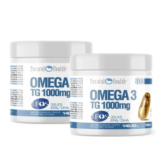 Natural Health Omega 3 35 DHA/25 EPA TG IFOS, 2 x 100 kapsúl