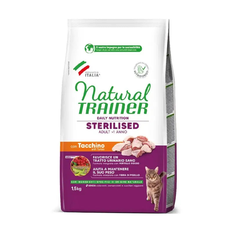 Natural T.Feline Adul Sterilizované biele mäso 1,5 kg, krmivo pre mačky