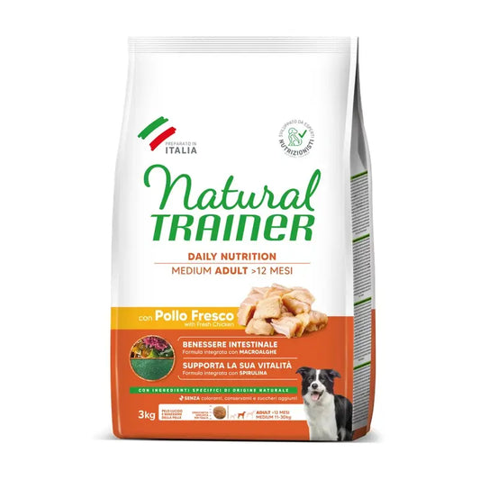 Natural Trainer Canine Adult Medium Kuracie 3 kg, krmivo pre psov