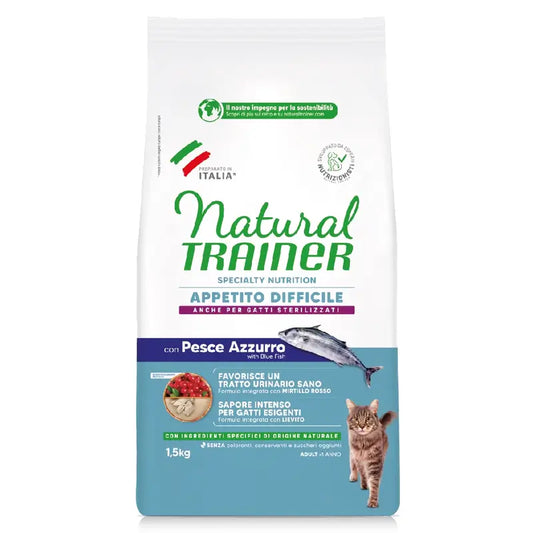 Natural Trainer Krmivo pre mačky, s rybou, superpremium, 1,5 kg