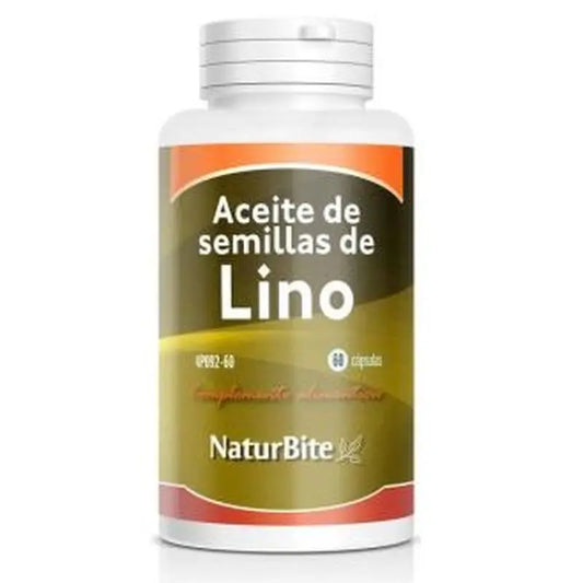 Naturbite Flax Seed Oil 1000Mg. 60 Capsules