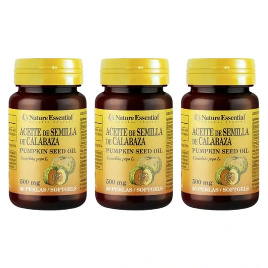 Nature Essential Olej z tekvicových semien, balenie 3 x 50 kapsúl