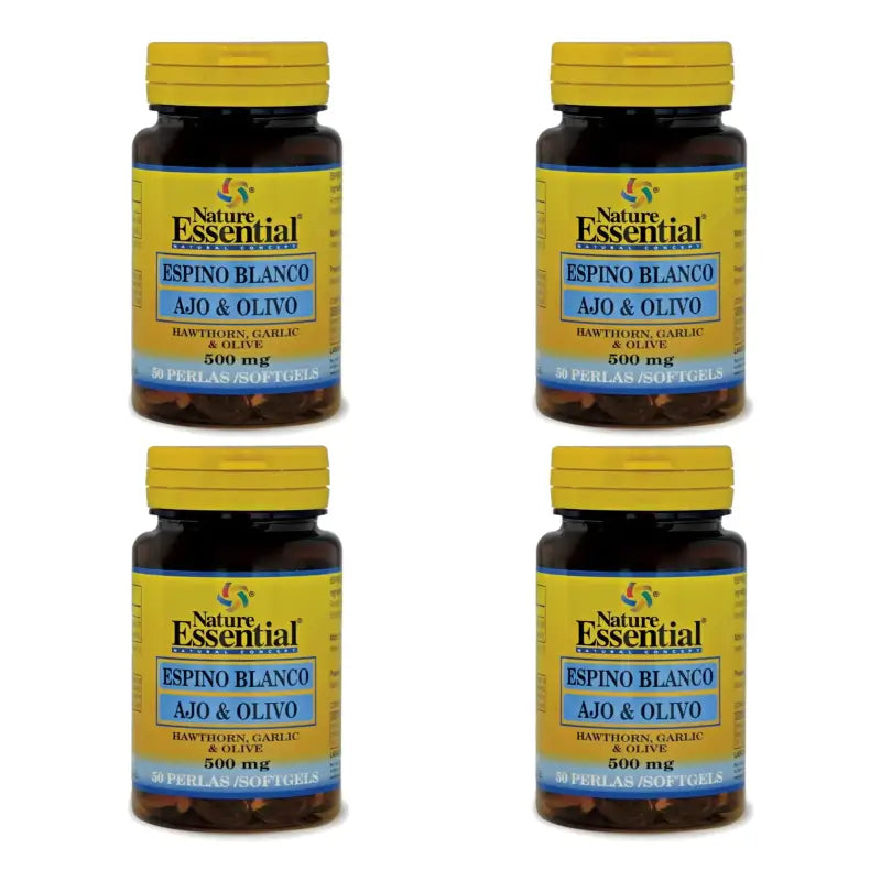 Nature Essential Biela hloha + cesnak + olivovník, 4 x 50 kapsúl