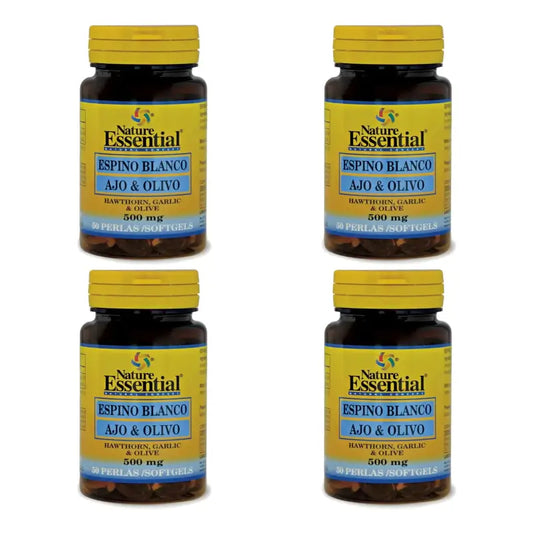 Nature Essential Biela hloha + cesnak + olivovník, 4 x 50 kapsúl