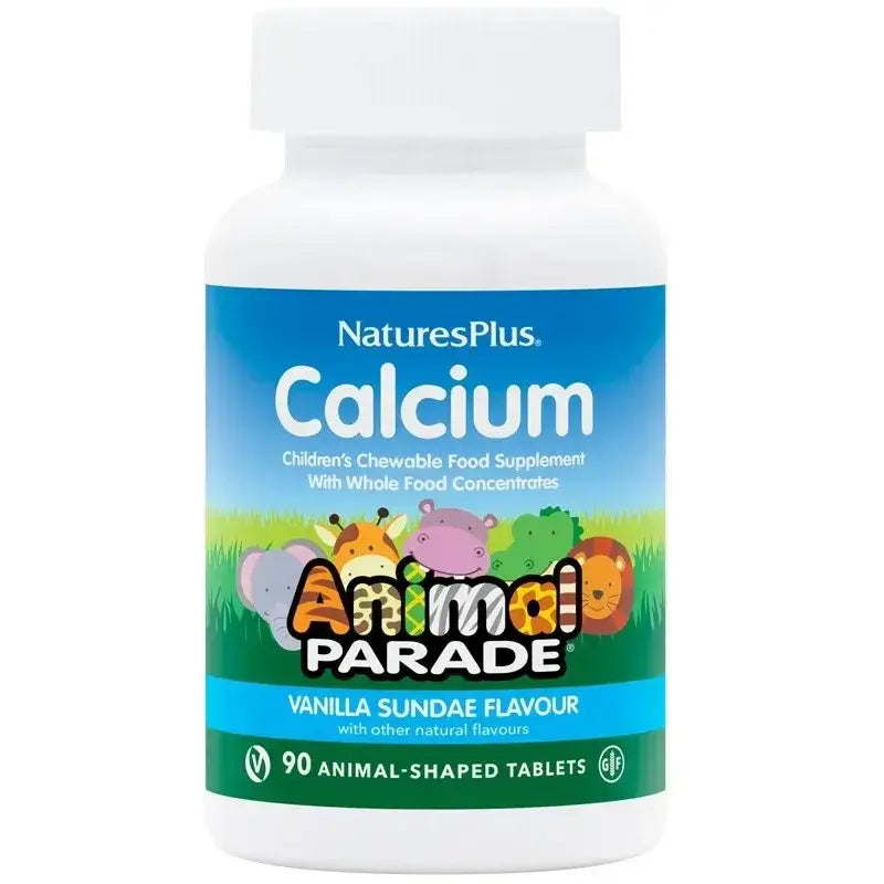 Natures Plus Animal Parade Vápnik, 90 žuvacích zvieratiek