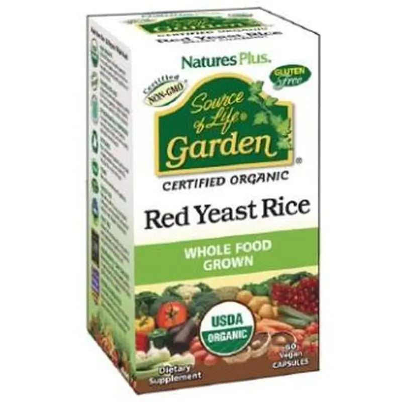 Natures Plus Garden Source Of Life Red Yeast Rice, 60 Capsules
