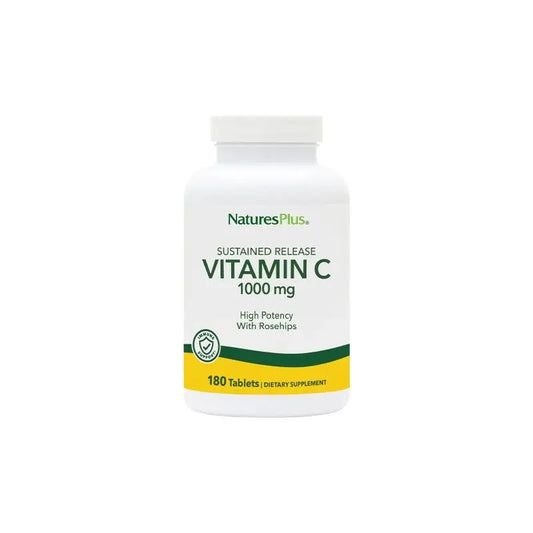Natures Plus Vit. C 1000Mg.with Rose Hips, 180 Tablets