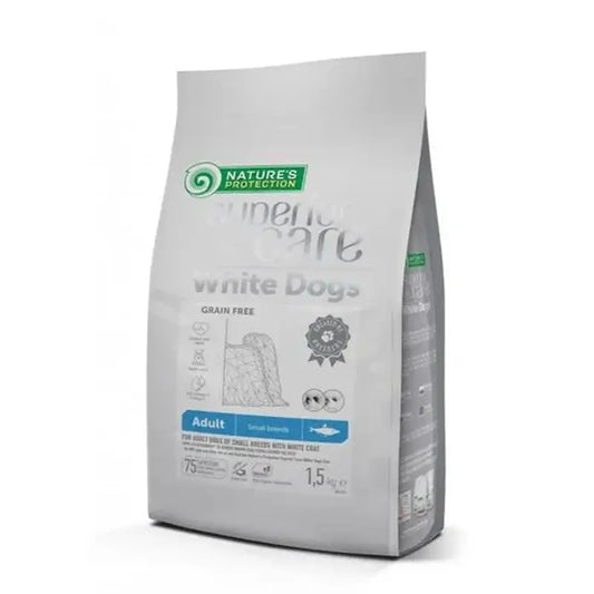 Natures Protection Sc White Dog Adult Small Grain Free Herring 1,5 kg 