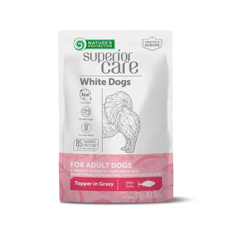 Natures Protection Sc White Dogs Adult All Breed Tuniak 24 × 70 g 