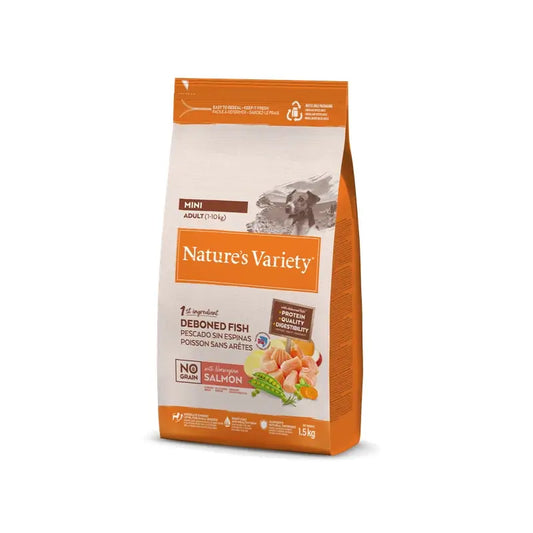 Nature'S Variety Canine Adult Original Mini Salmon 1,5 kg, krmivo pre psov