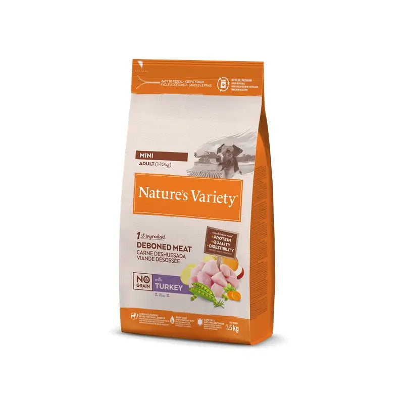 Nature'S Variety Canine Original Adult Mini Pavo 1,5 kg, krmivo pre psov