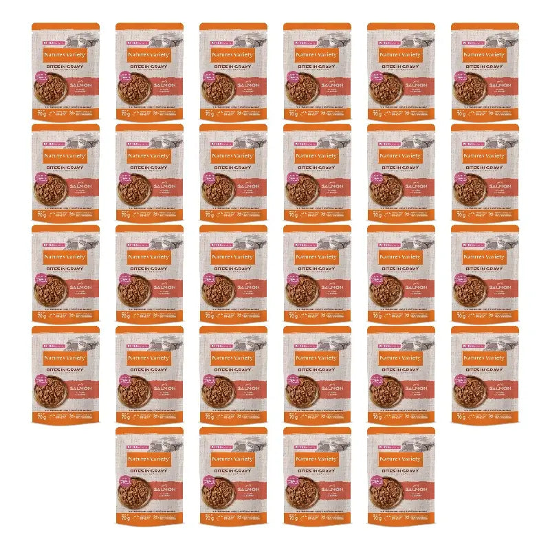 Nature'S Variety Mokré krmivo pre mačky, s lososom, jednotlivé balenia, 28 x 70 g