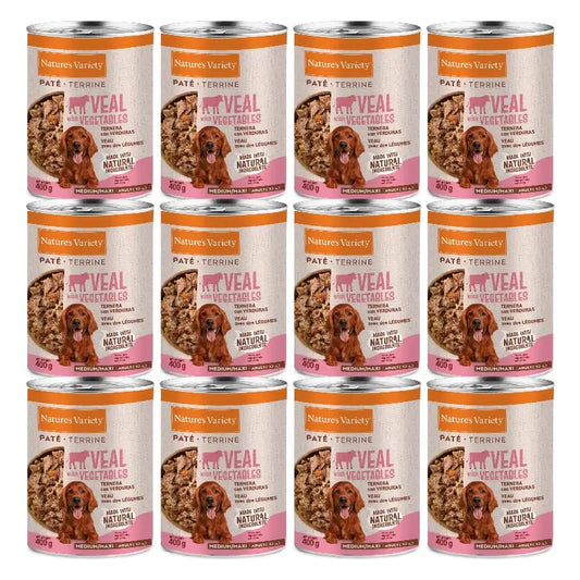 Nature'S Variety Mokré krmivo pre psov, stredná veľkosť, s hydinou, jednorazové balenie, 12 x 400 g
