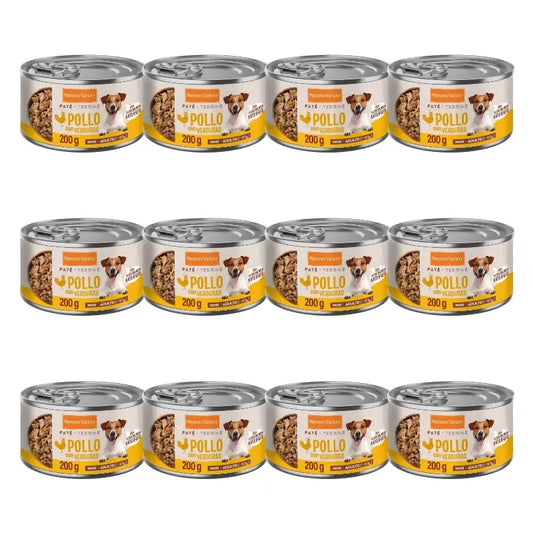 Nature'S Variety Mokré krmivo pre psov, Mini Adult, s kuracím mäsom, jednorazové balenie, 12 x 200 g