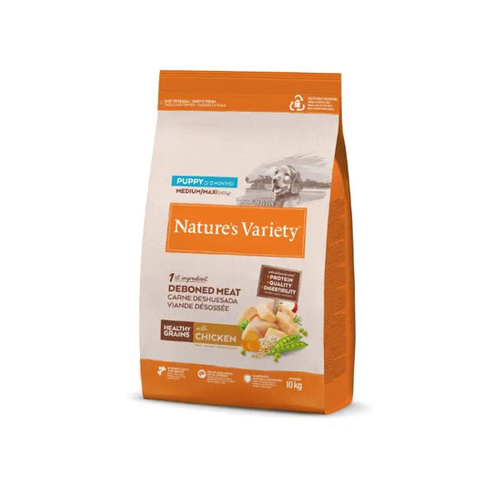 Nature'S Variety Dog Healthy Puppy Medium – kuracie mäso, 10 kg