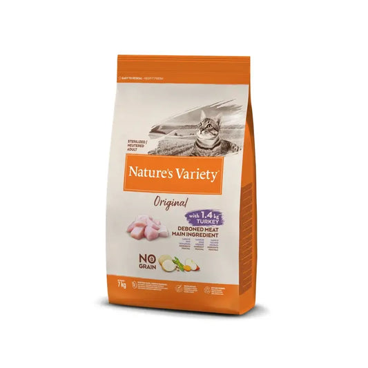 Nature'S Variety Feline Adult Original pre kastrované mačky – morka, 7 kg, krmivo pre mačky