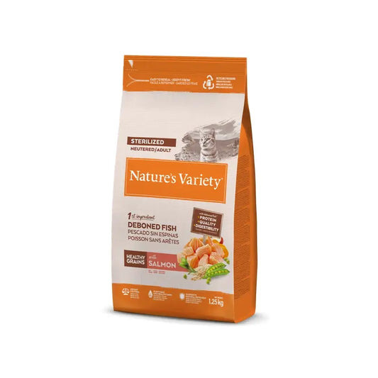 Nature'S Variety Feline Adult Original pre kastrované mačky s lososom 1,25 kg, krmivo pre mačky