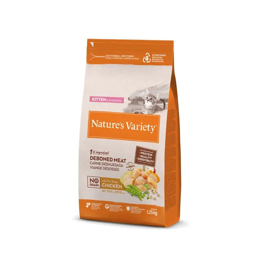 Nature’s Variety Feline Kitten – kuracie mäso, 1,25 kg.