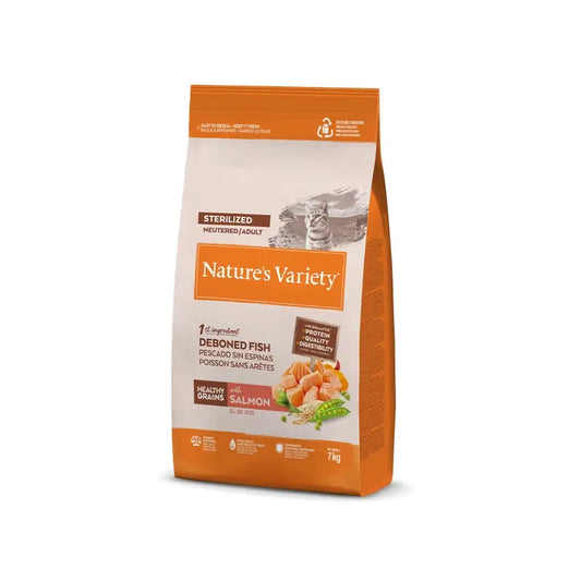 Nature'S Variety Original Feline Adult Sterilizovaný losos, 7 kg, krmivo pre mačky