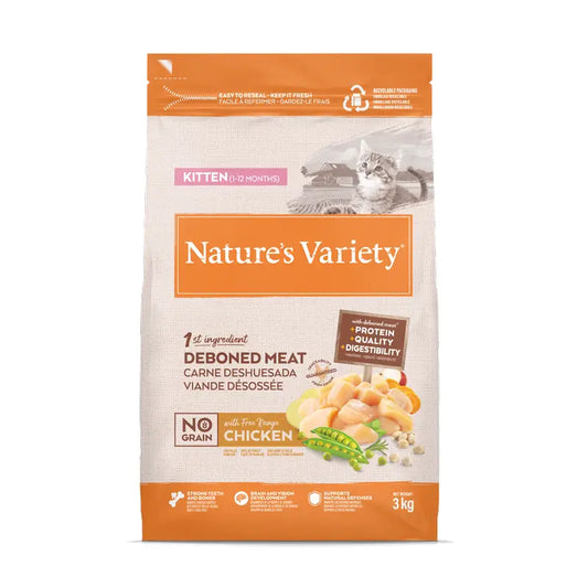 Nature'S Variety bezobilné krmivo pre mačky, s kuracím mäsom, prírodné, 3 kg